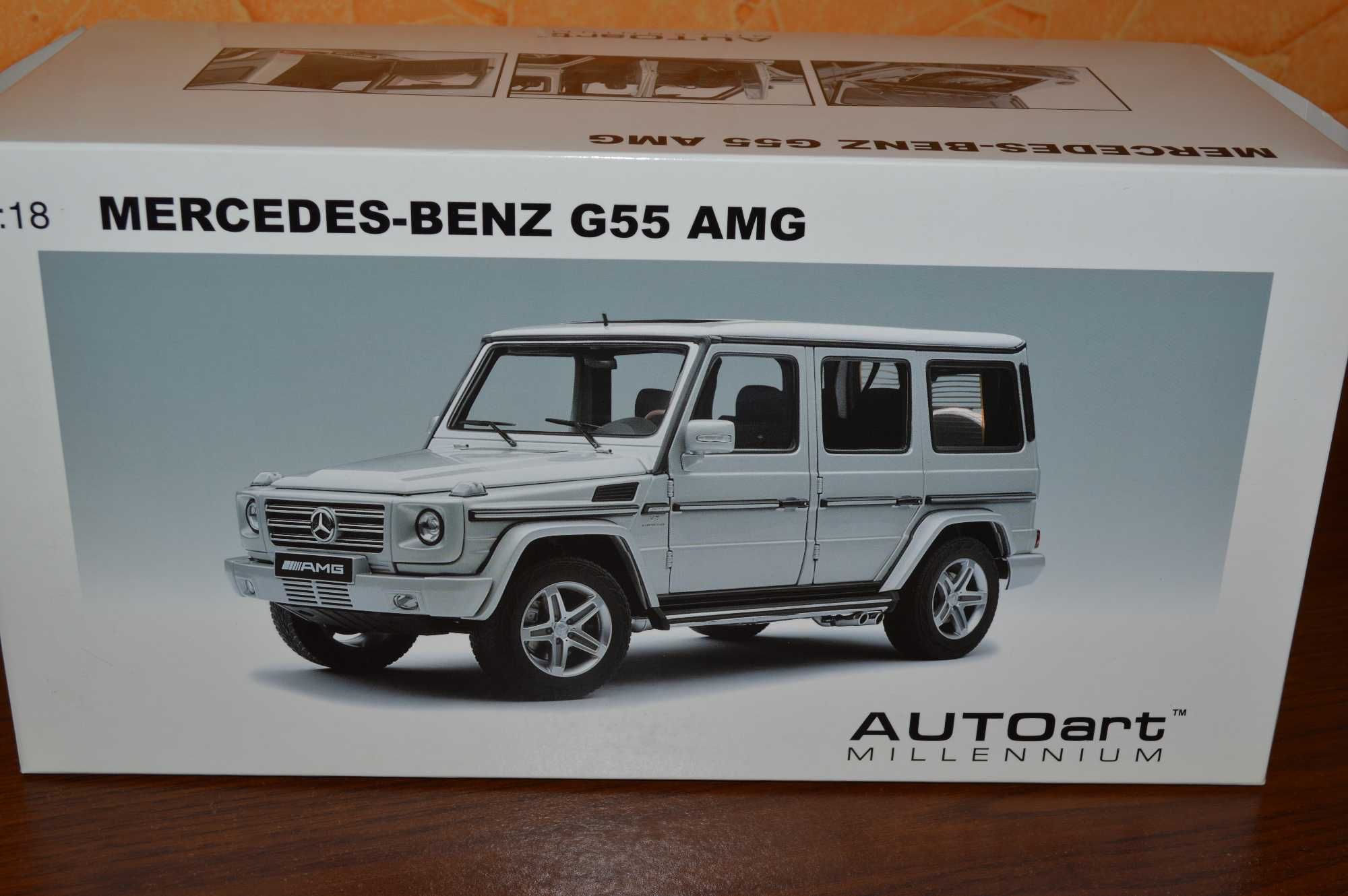 Модель авто мерседес G55 AMG Autoart