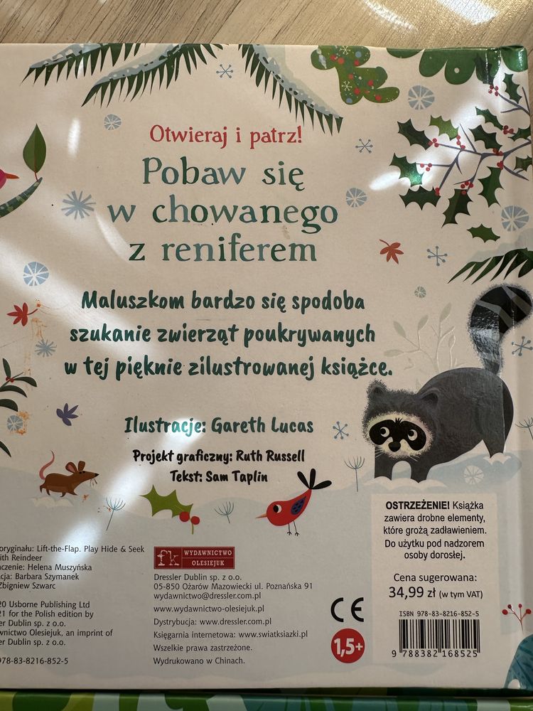 Książka dla dzieci otwierane elementy  ( 2 szt )