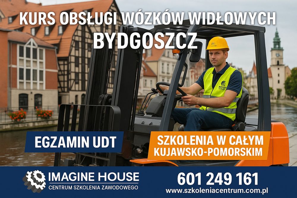 Kurs obsluga wózki widłowe ładowarki żurawie HDS zwyżki pilarki  dzwig