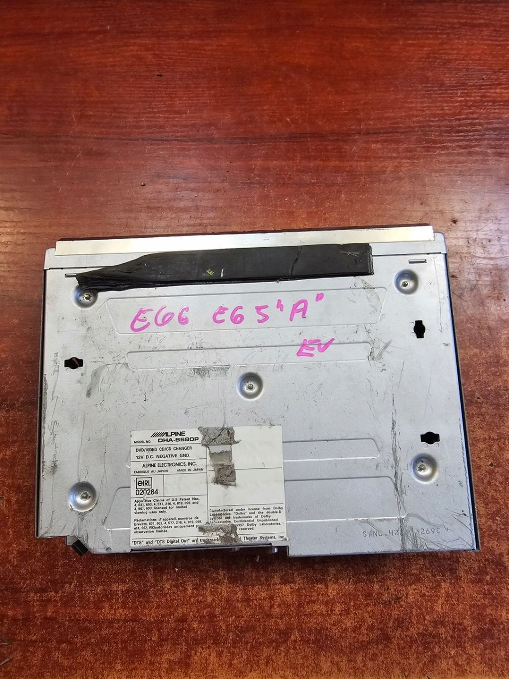 ZMIENIARKA CD ALPINA AUDI BMW E65 E66 DHA-S680P