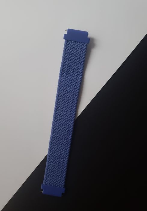 Pasek plecionego materiału 20 mm do zegarka Samsung, Huawei, Amazfit,