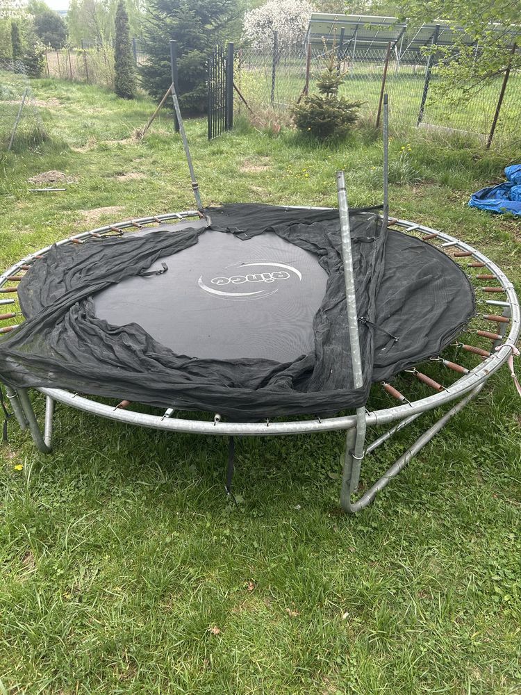 Trampolina 244 czesci rurki sprężyny