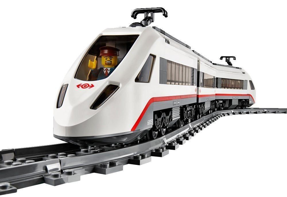 Конструктор LEGO City Trains Швидкісний пасажирський поїзд (60051)