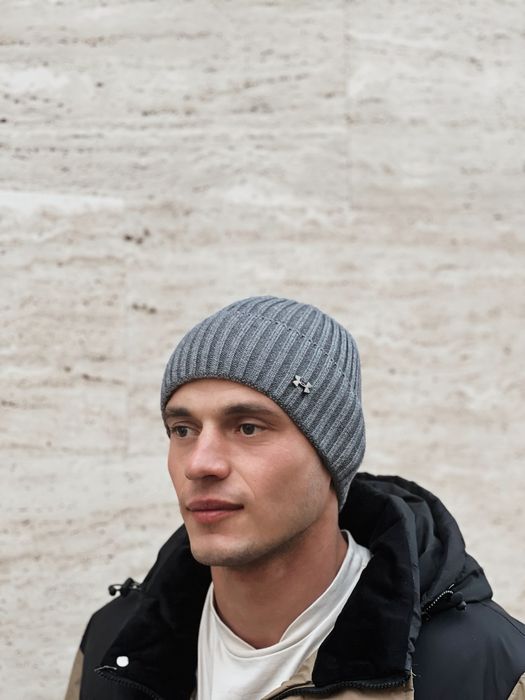 Зимова шапка UNDER ARMOUR чоловіча шерстяна м’яка тепла Вовна/кашемір