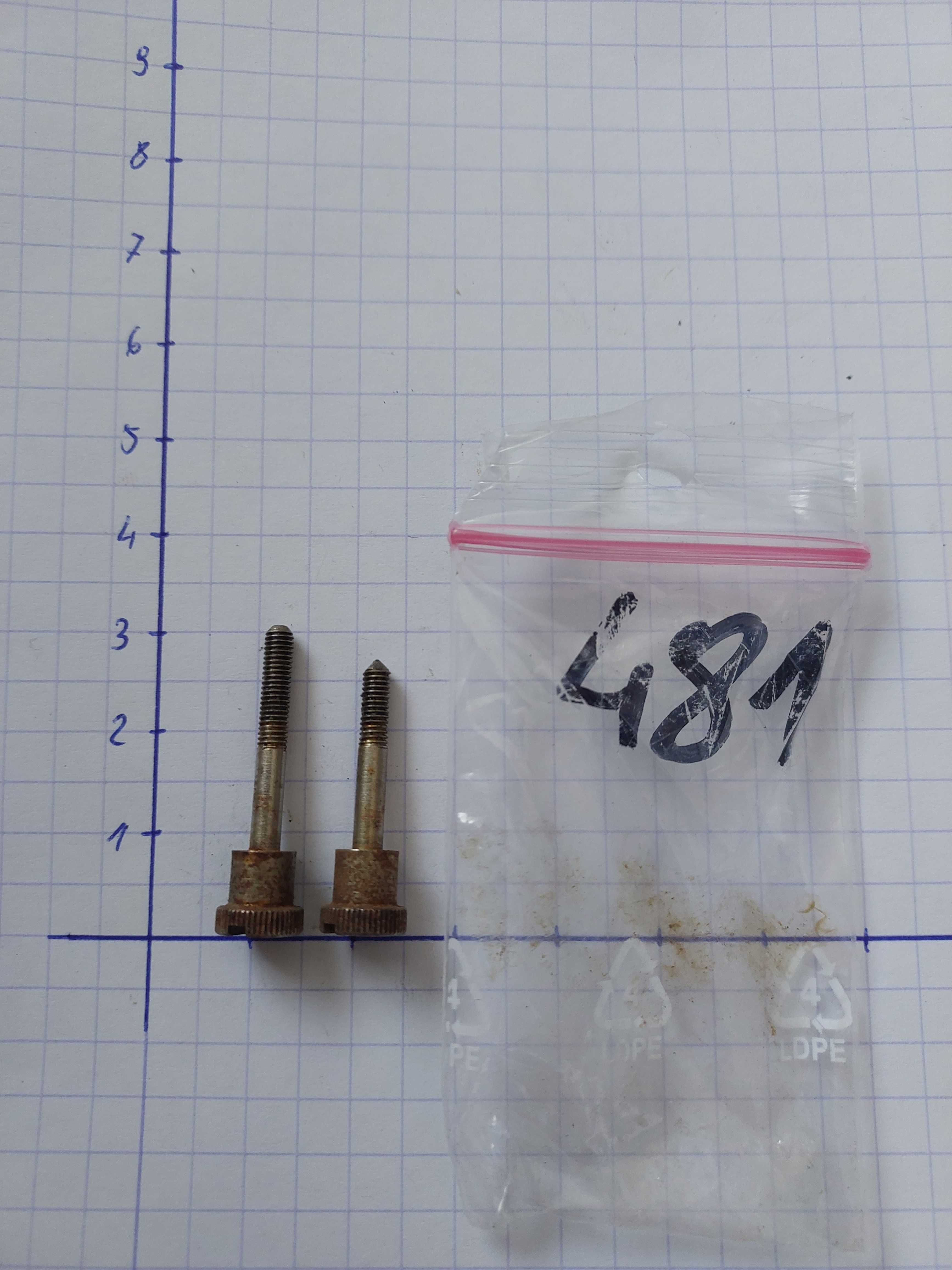 481 Śruby mocowania mechanizmu zegara 2,9mm