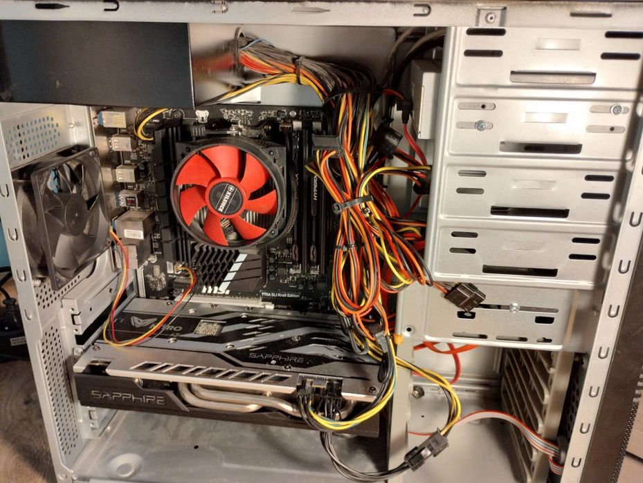 Komputer stacjonarny FX8150, RX580, 14gb RAM, dysk SSD