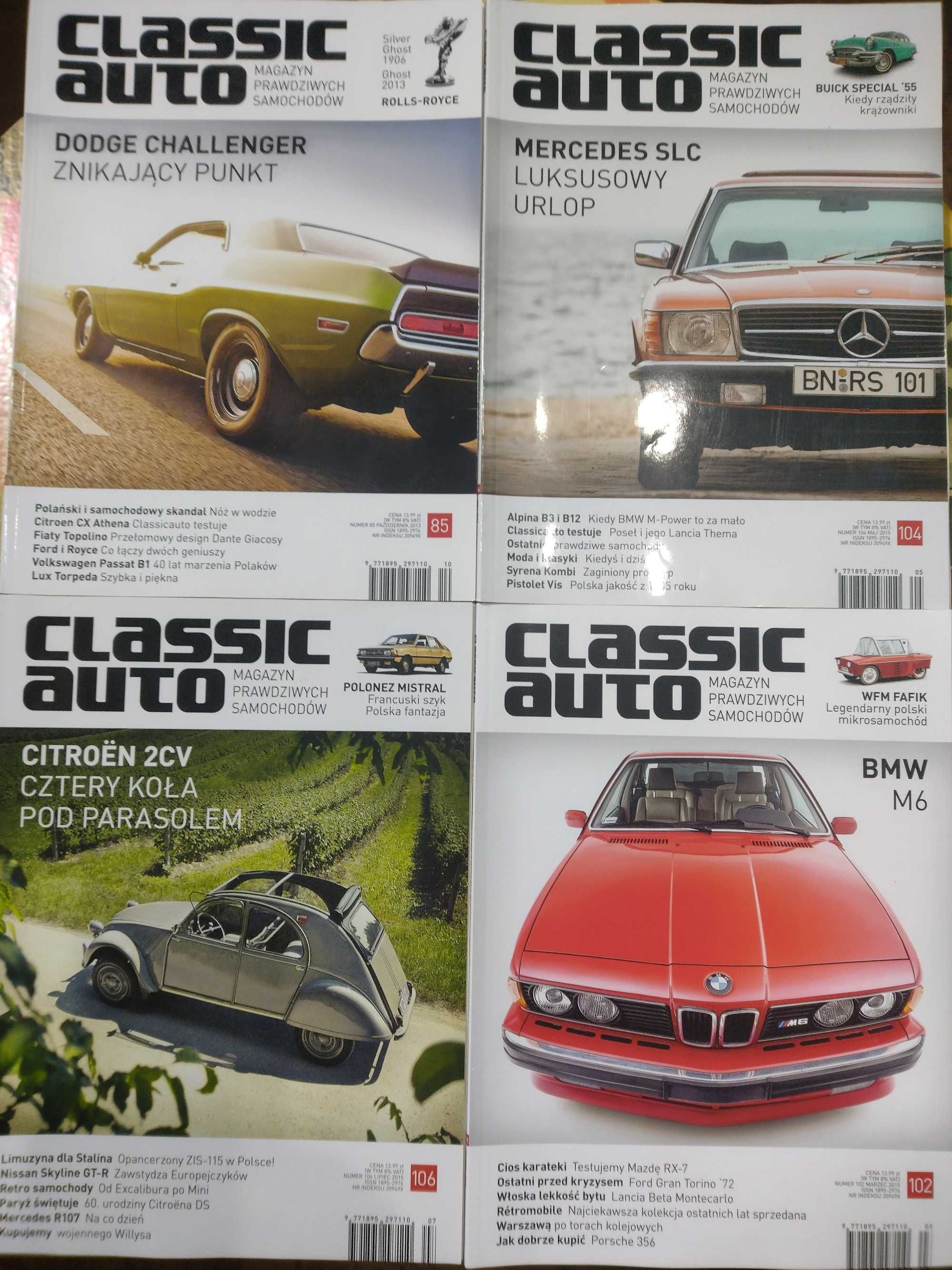 Miesięcznik Classic Auto różne numery