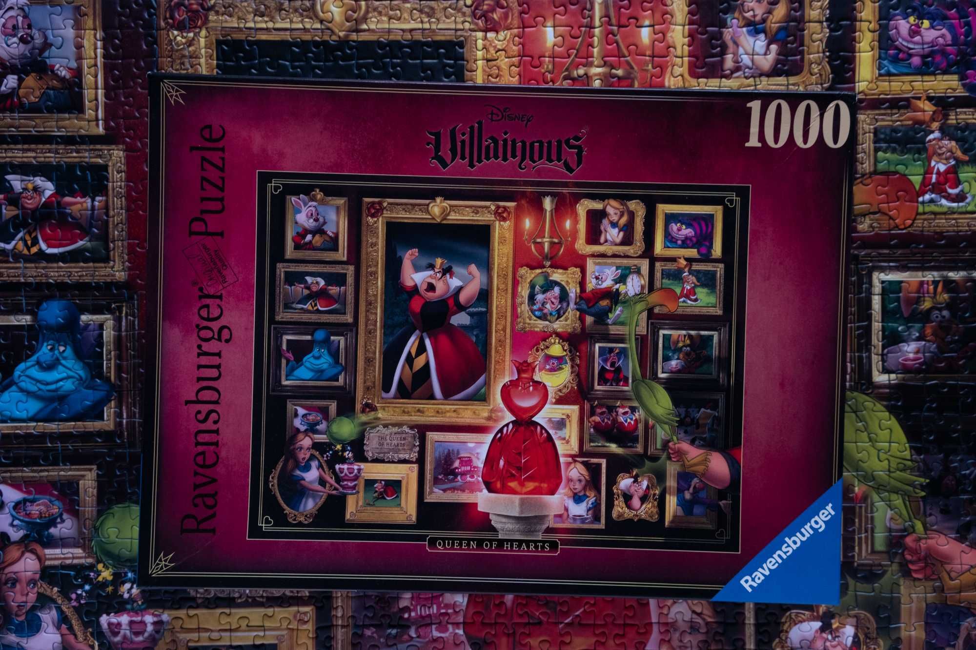 Puzzle Ravensburger Villainous Queen of Hearts 1000 el komplet