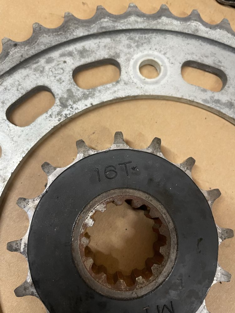Napęd łańcuch zębatki honda cbr 600 f4i