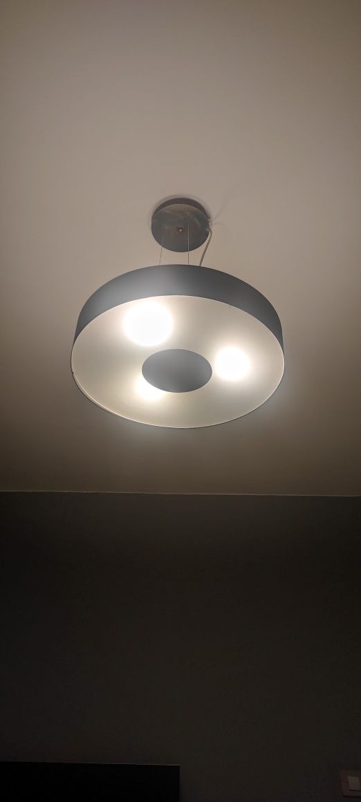 Nowoczesna lampa plafon czarna + żarówki gratis