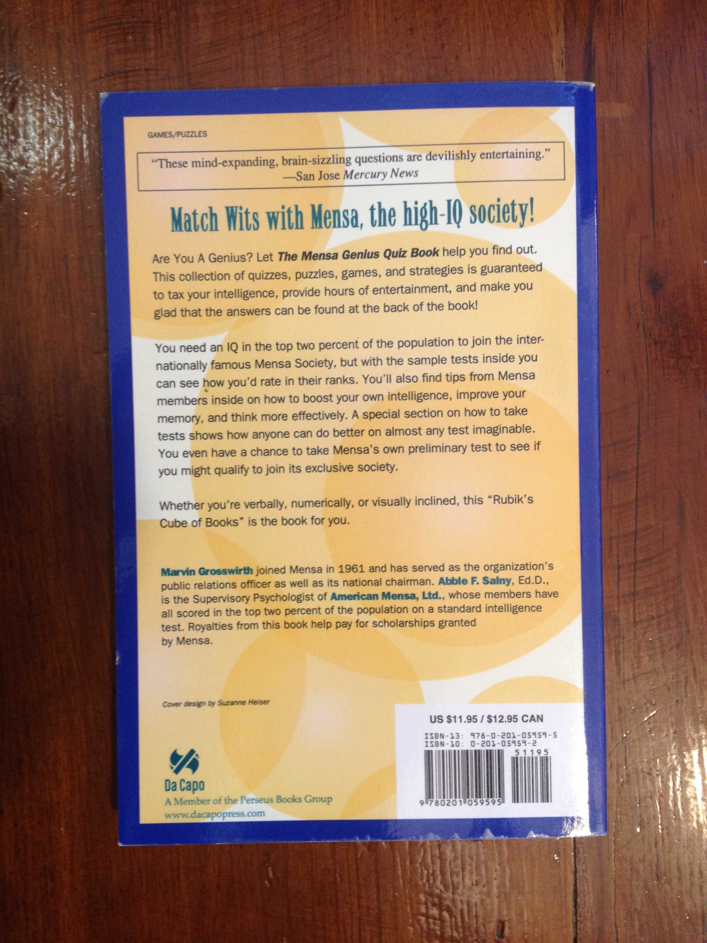 The Mensa Genius Quiz-book