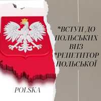 Вступ Репетитор Польский язык Навчання у Польщі  Польська мова