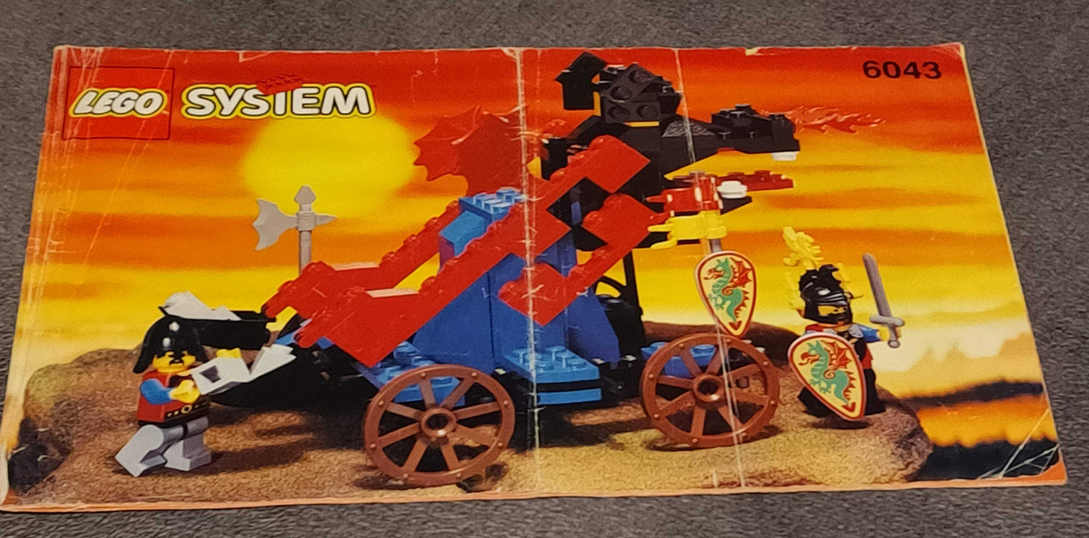 Klocki Lego 6043 Dragon Defender Castle rycerze stan bdb z instrukcją