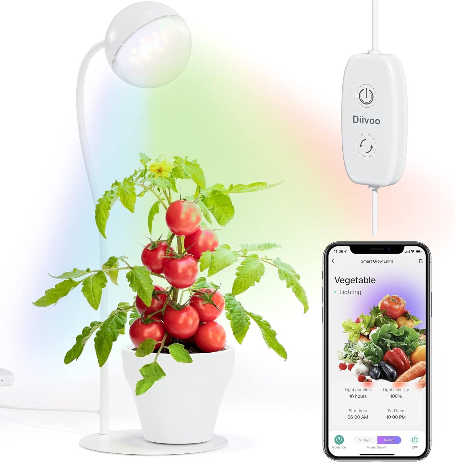Lampa Bluetooth do roślin do użytku w pomieszczeniach oświetlenie