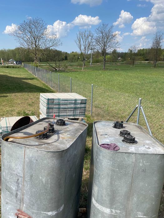 2 szt. zbiornik na olej 1000 litrów Schutz dwupłaszczowy niemiecki