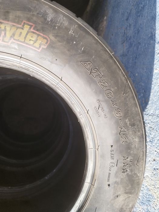 2 pneus 26x9-14  225/65-14 stryder