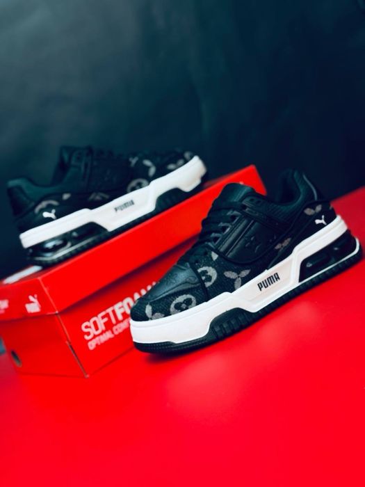 Осенние кросовки Puma кожаные / кросовки пума подростковые женские