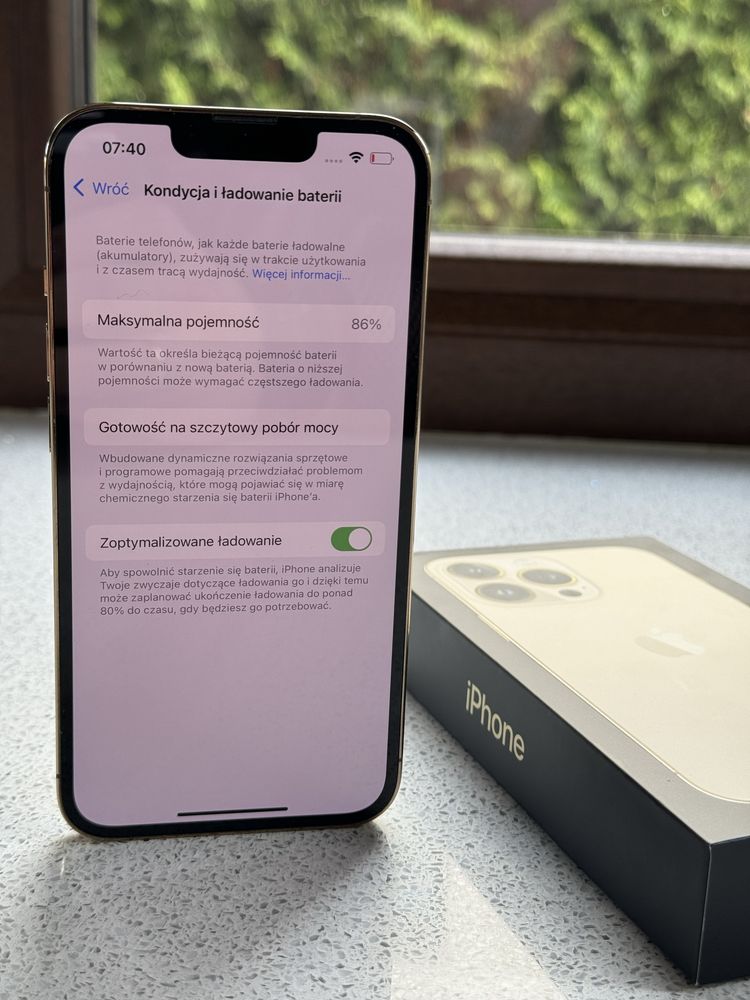 iPhone 13 Pro Złoty Gold 128gb Idealny stan