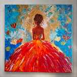 Acrílico sobre tela "Bailarina"