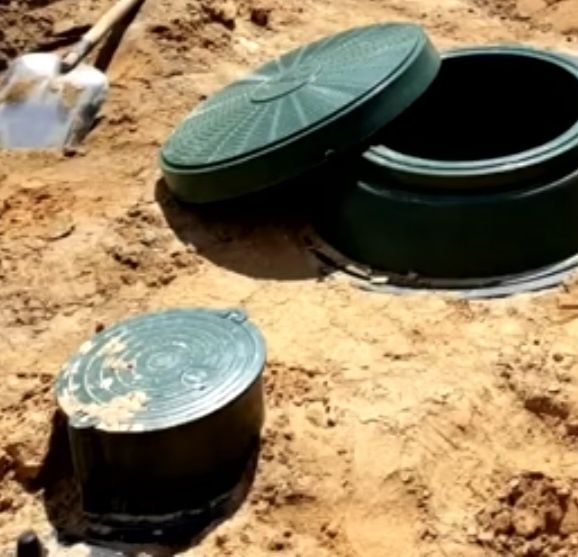 Dekiel szamba oczyszczalni ścieków mała I duża