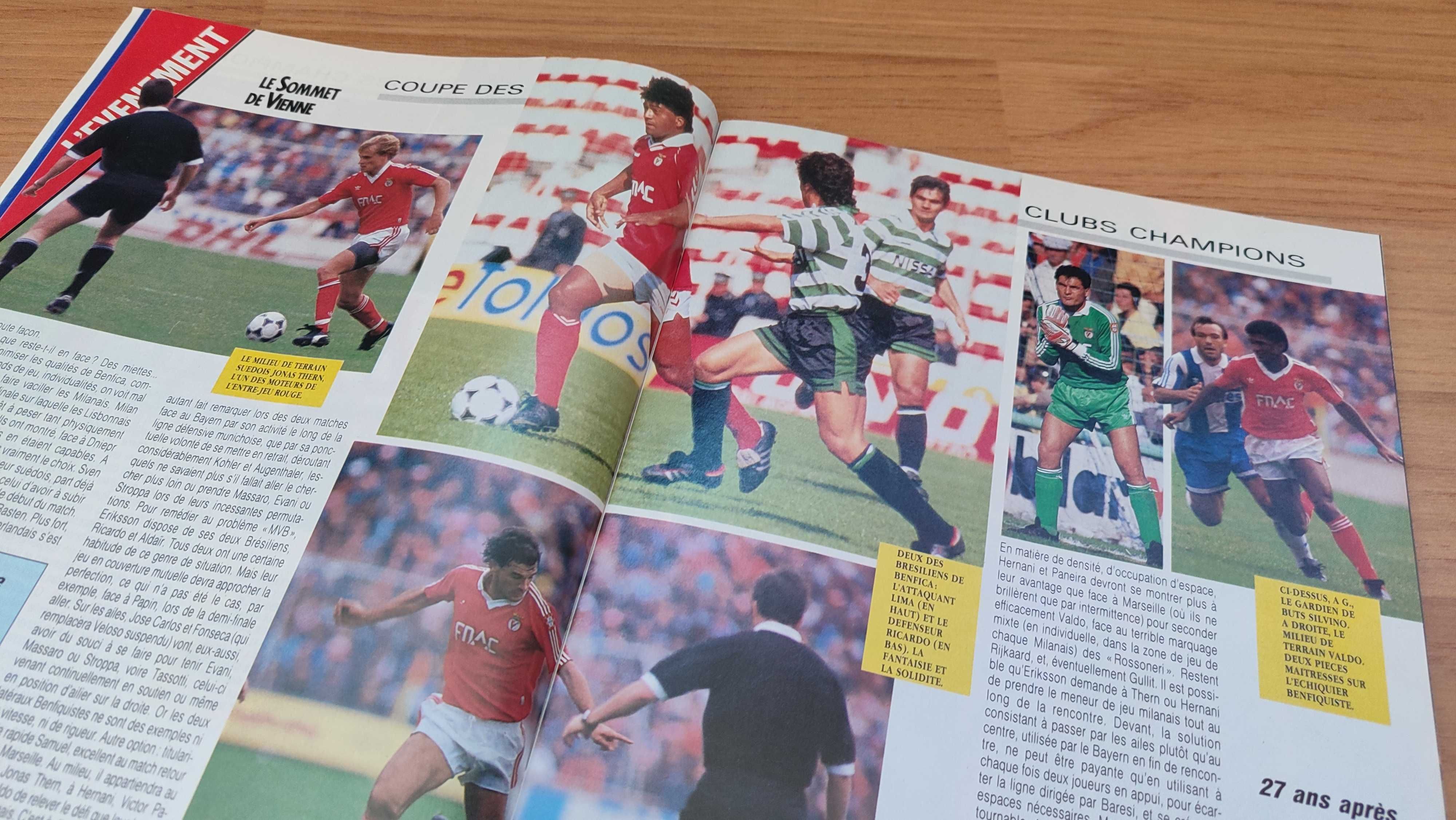 Revista sobre a final Milan - Benfica (1990.maio)