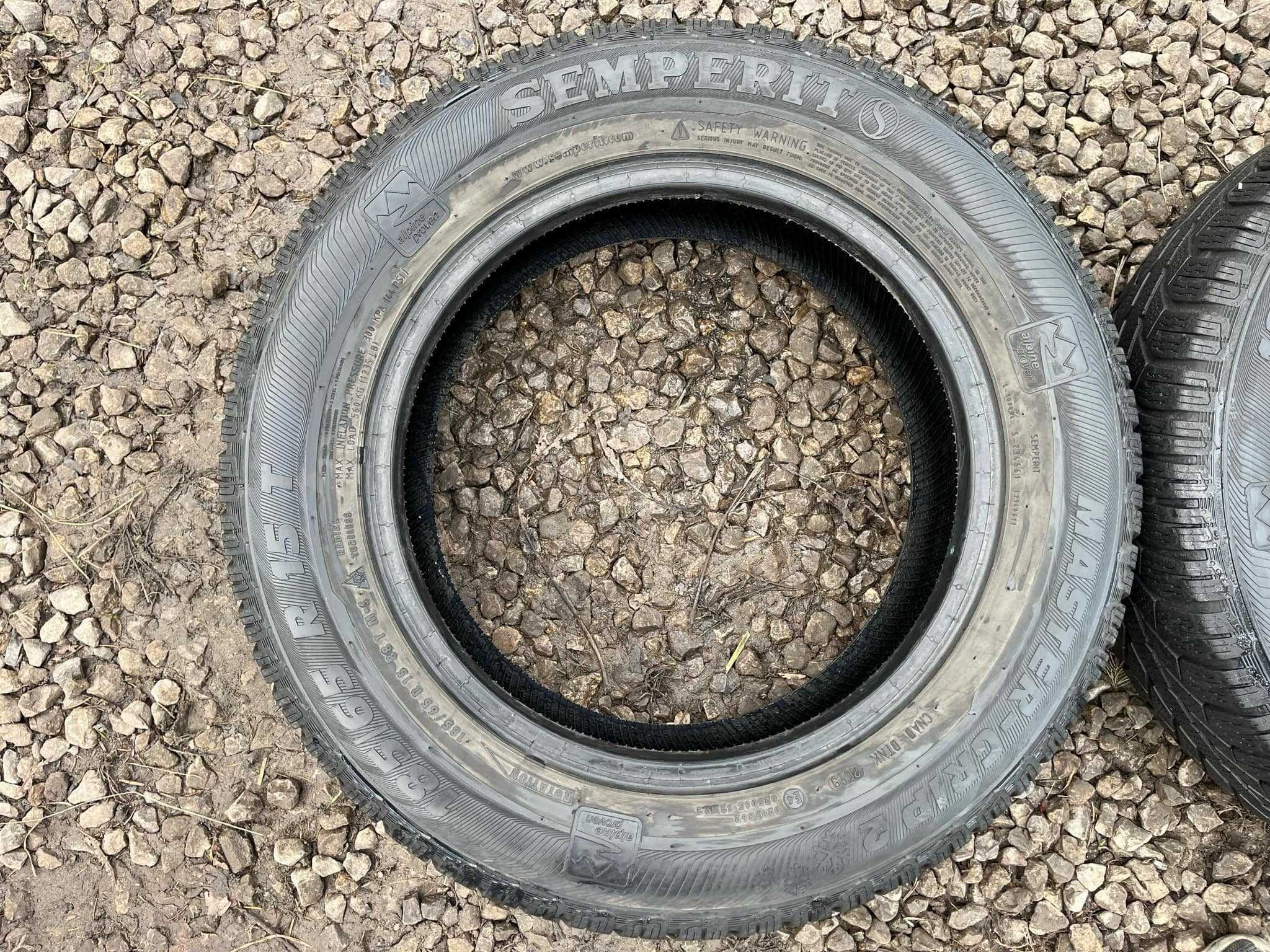 Opony 185/65R15 Semperit Master-Grip 2 Zima 2sztuki 5,18mm bieżnika