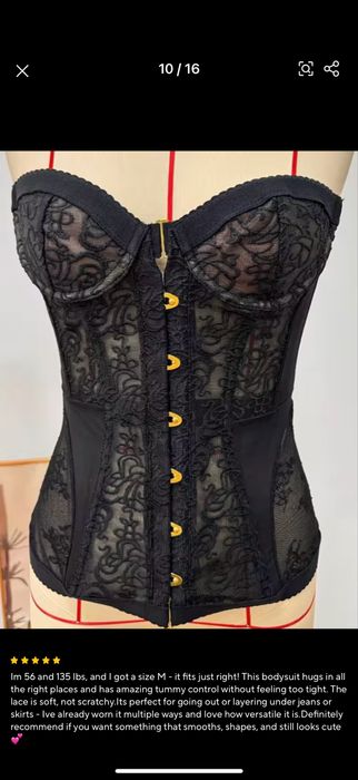 Корсет чорний Agent Provokator c