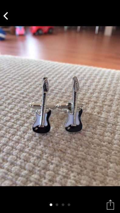 Botões de punho Cufflinks Musicais NOVOS