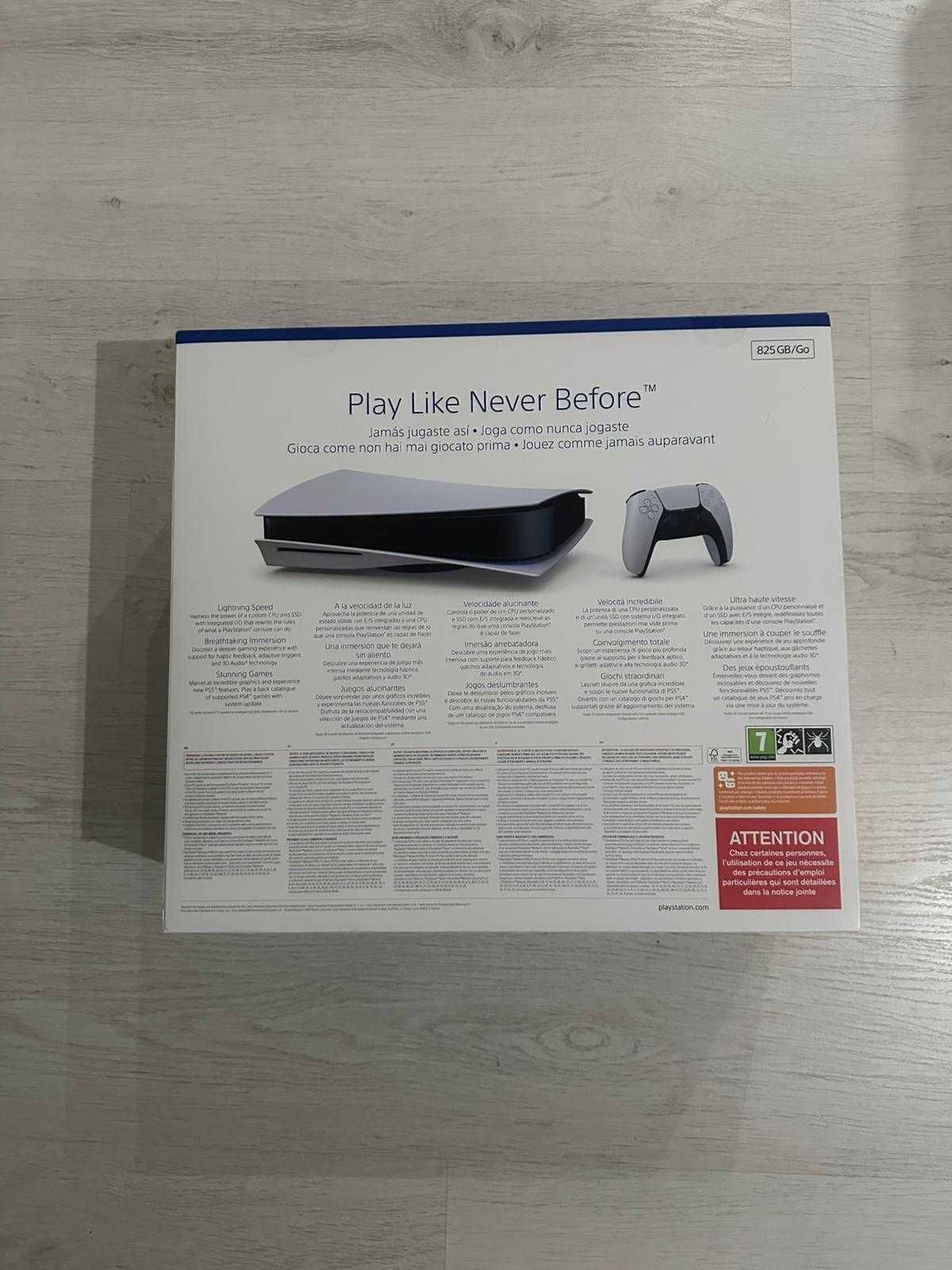 *nova* PlayStation 5 PS5 825GB Standard c/ comando (2 anos garantia)