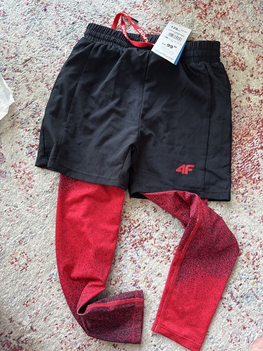 4F nowe spodenki z leginsami