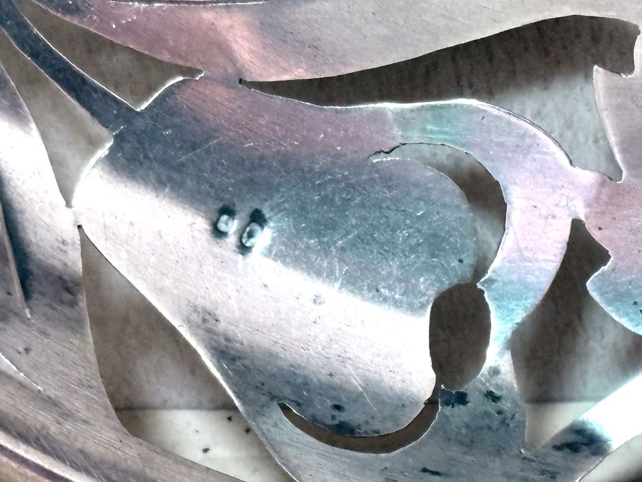 Linda taça em prata portuguesa recortada e vazada