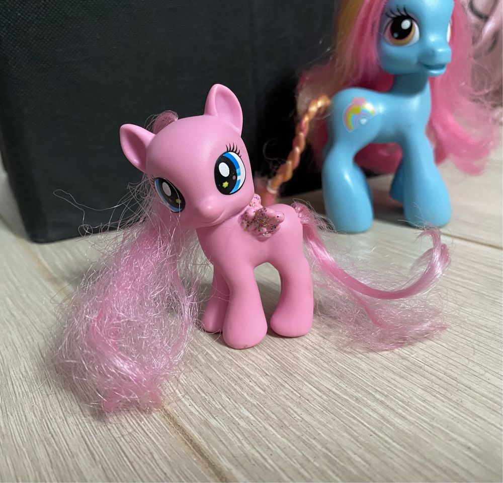 My little Pony Hasbro, голубая Пони сиреневая, Пинки Пай