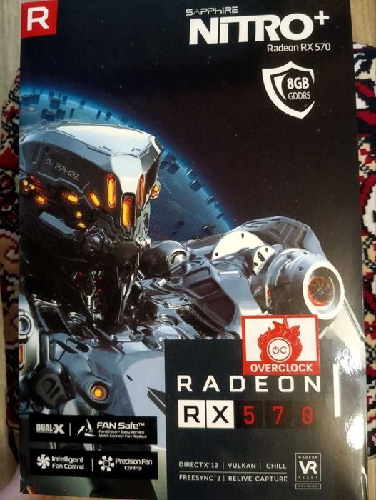 Продам Sapphire rx570 8gb
