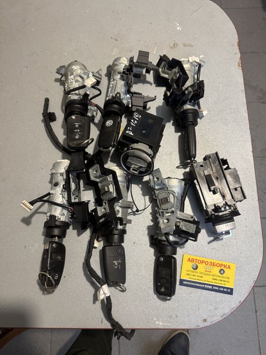 Замок запалювання взборі з ключем 1K0905851B Volkswagen Skoda Audi