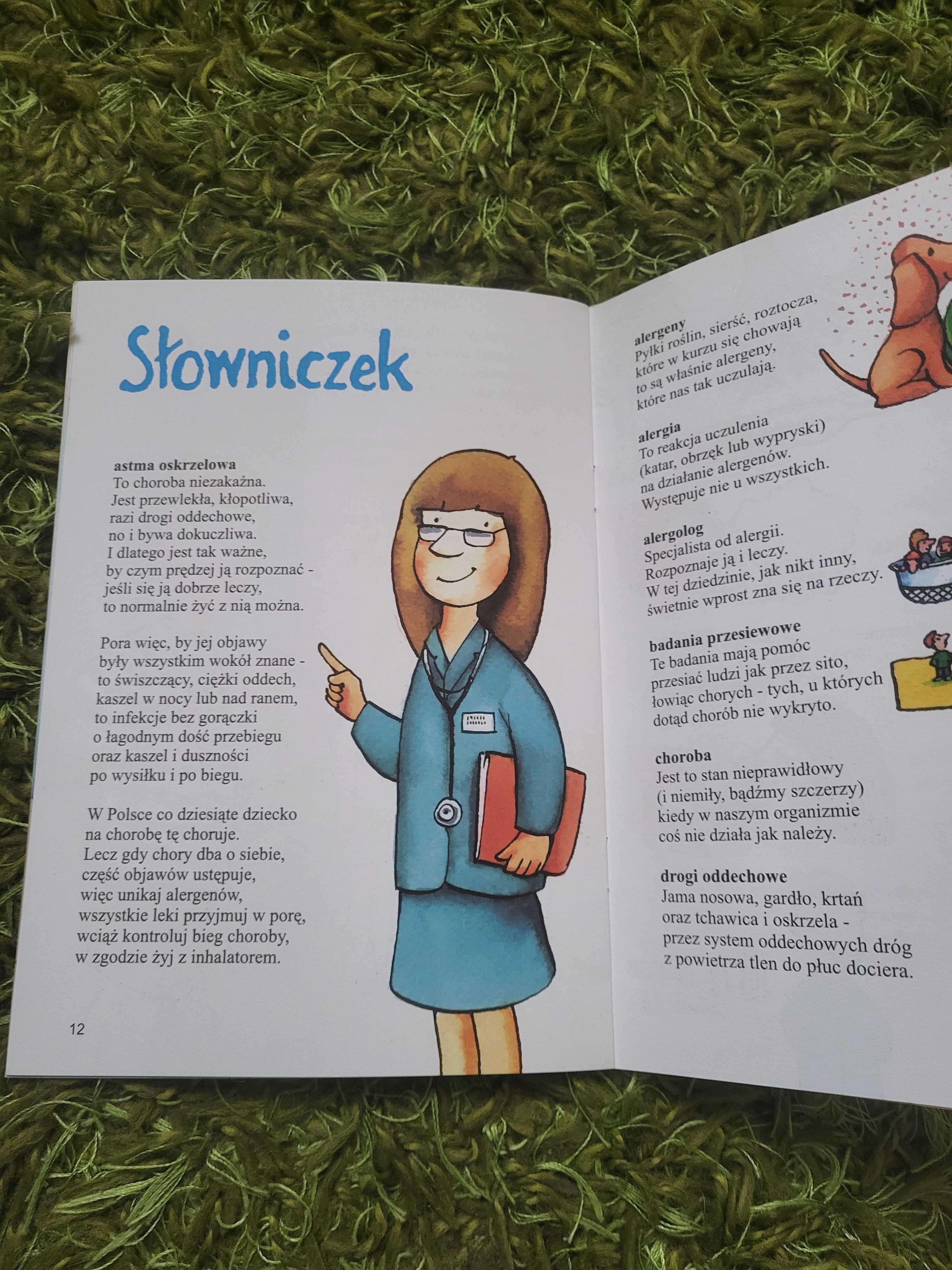 "W klasie z Jasiem"- książka dla dzieci o astmie