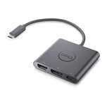 Novo - Adaptador Dell USB-C p/ HDMI e DisplayPort