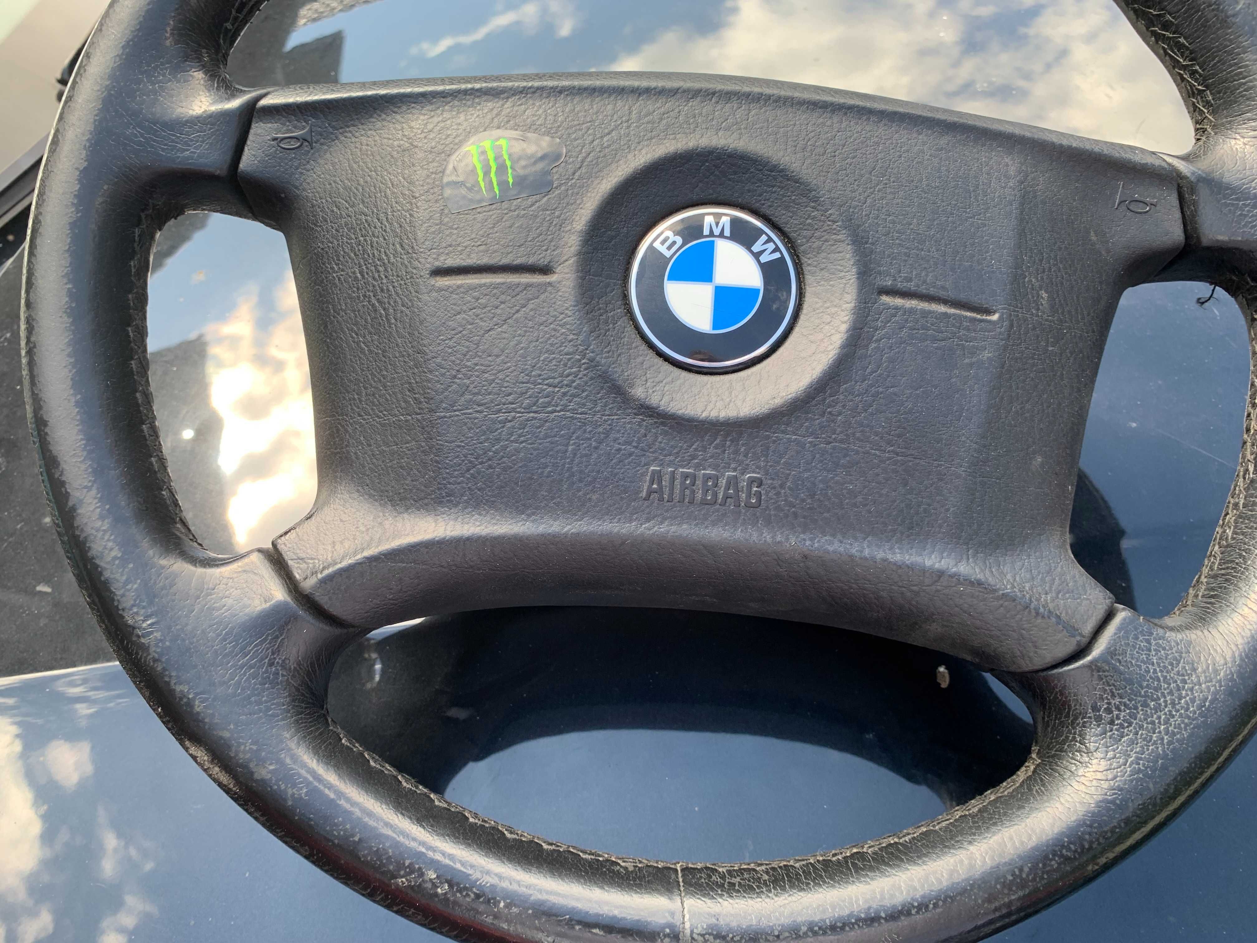 Bmw 3 e46 sedan kombi kierownica kompletna skóra