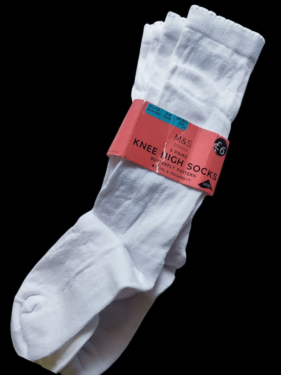 Marks and Spencer гольфи підколінки з візерунком метелики 26-32 р.р.