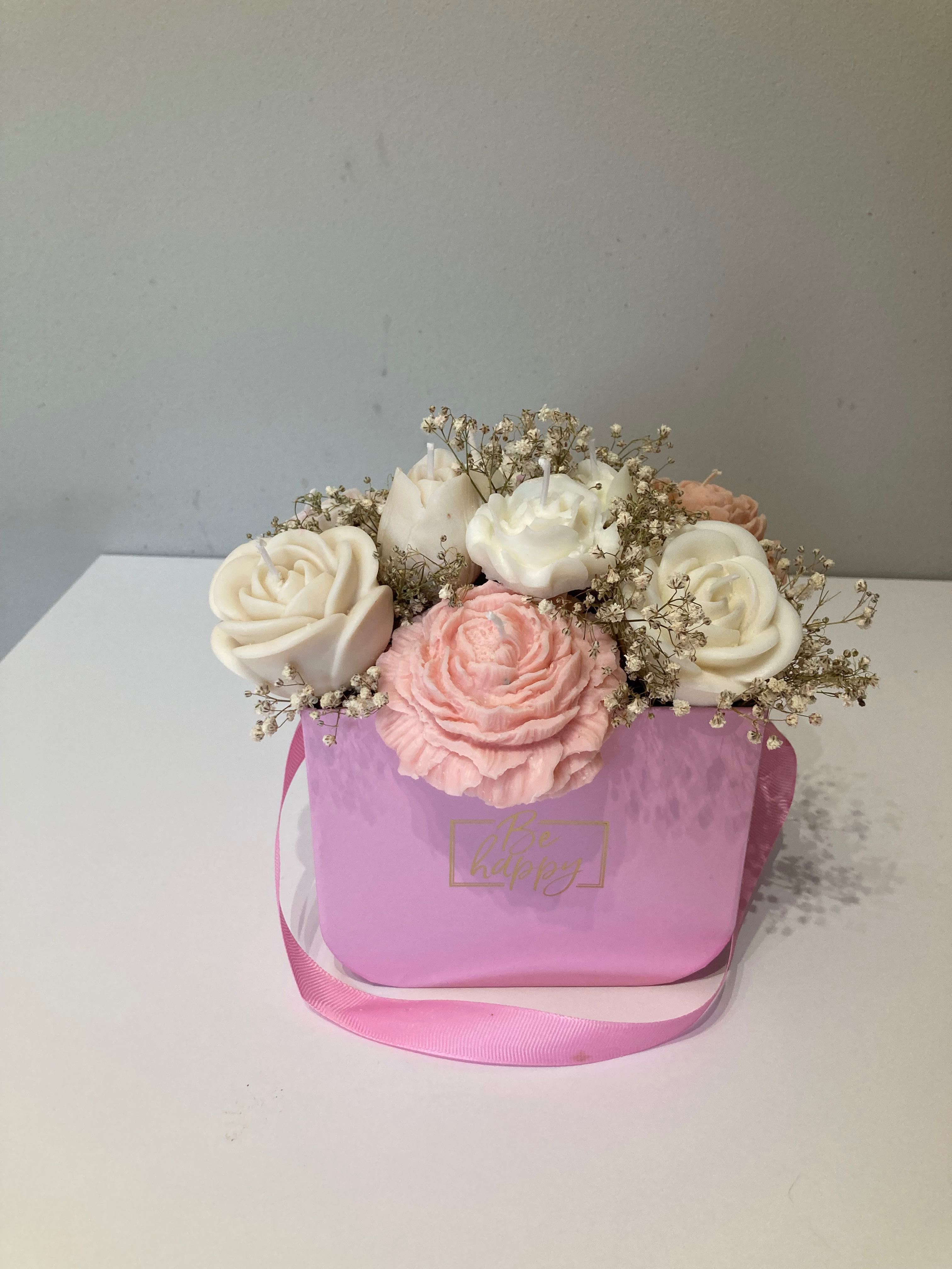 Flowerbox ze świec sojowych