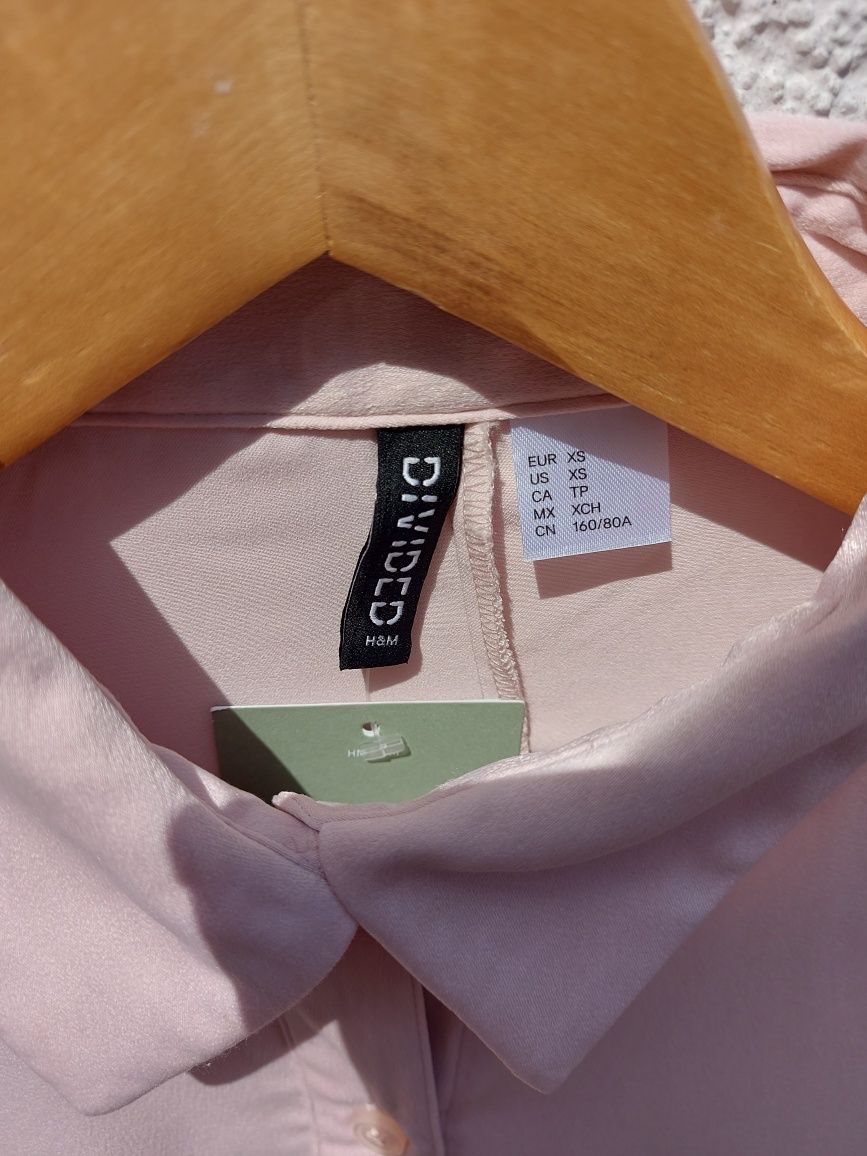 Koszula/bluzka z połyskiem H&M XS/S