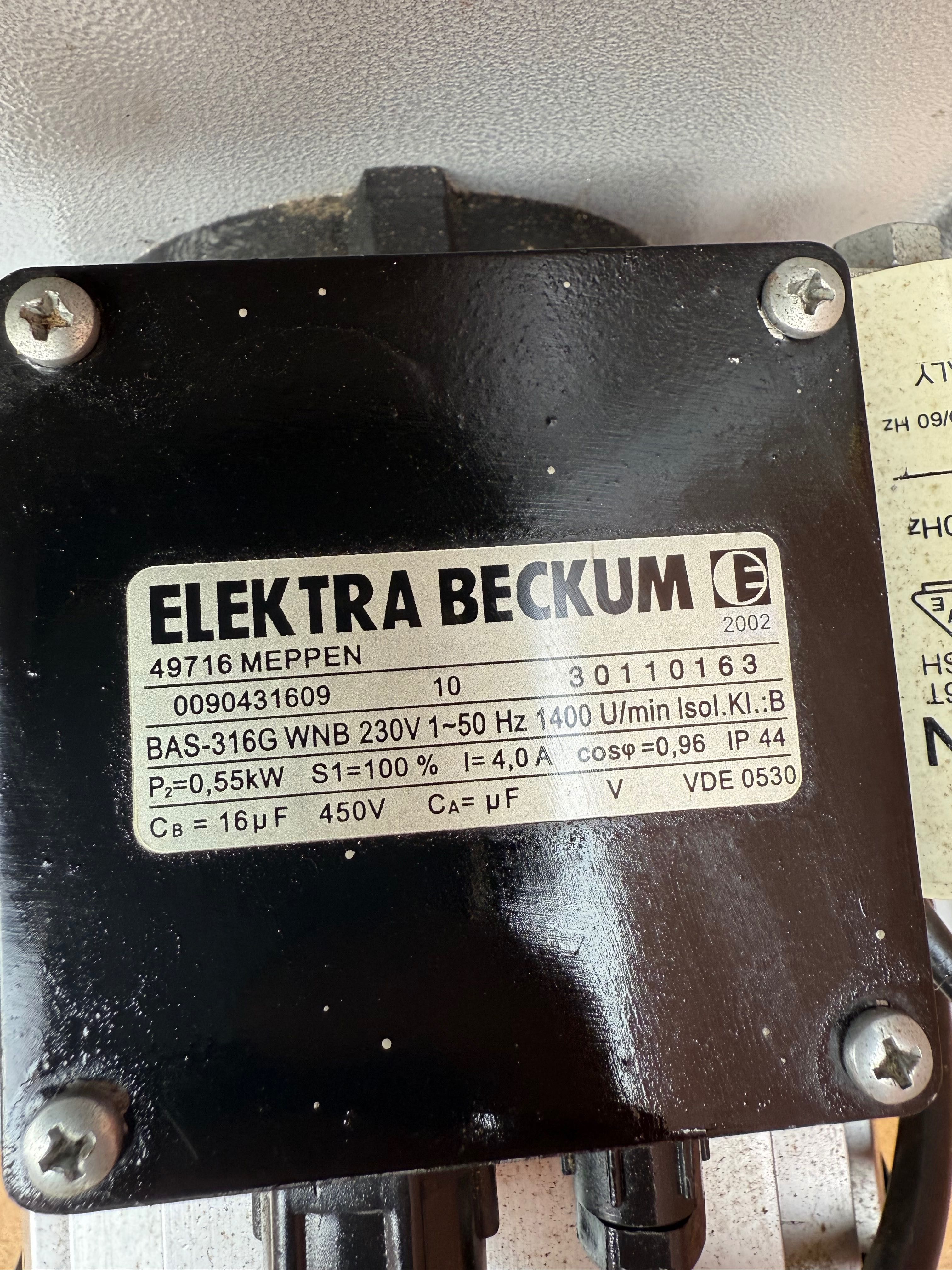 Piła taśmowa Elektra Beckum bas 316 315