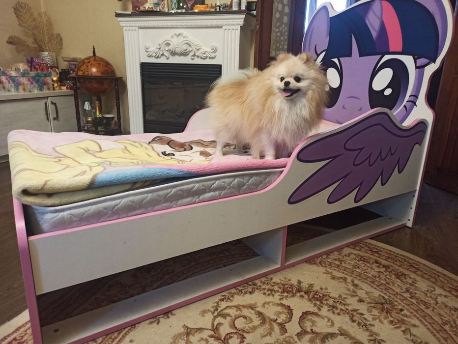 Дитяче ліжко для дівчинки My little pony