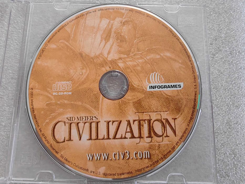 Unikat Civilization 3, Cywilizacja 3 Big Box, Premierowy, Stan BDB!