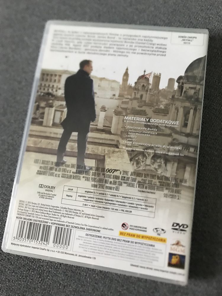 James Bond Skyfall 007 DVD