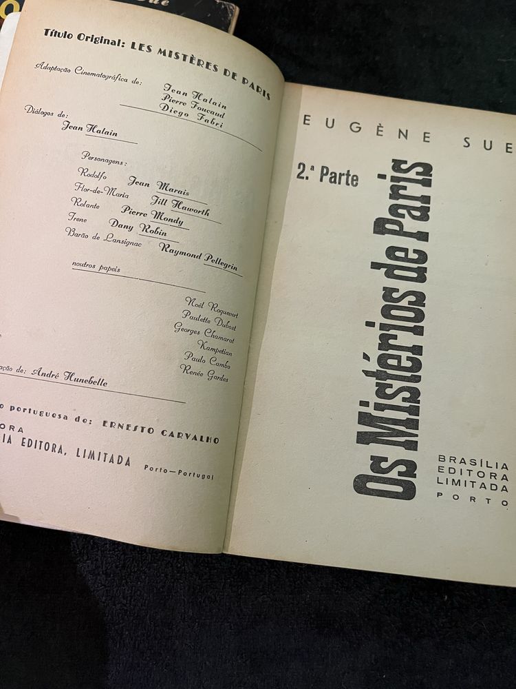 Livros Os mistérios de Paris