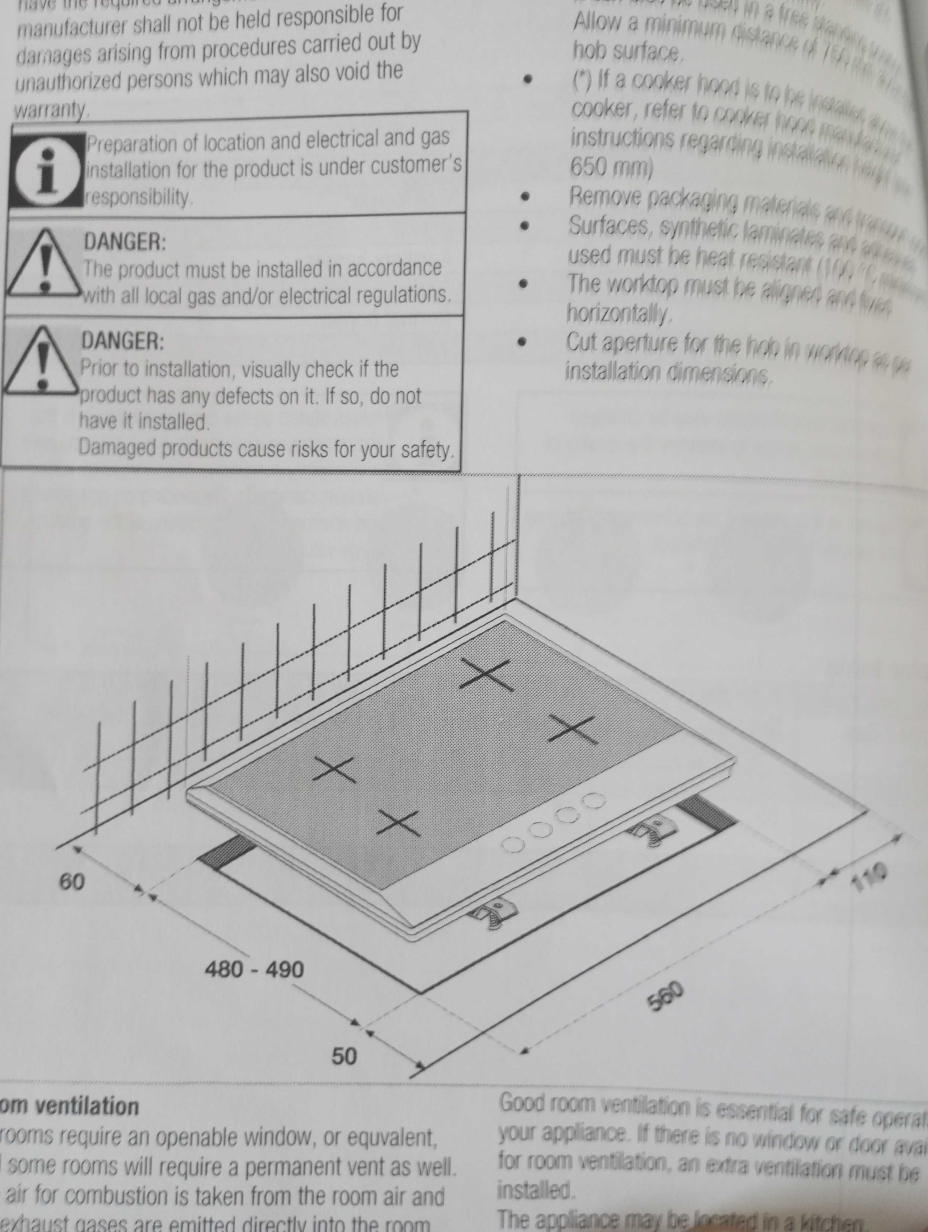 Płyta gazowa Beko hisw 64222