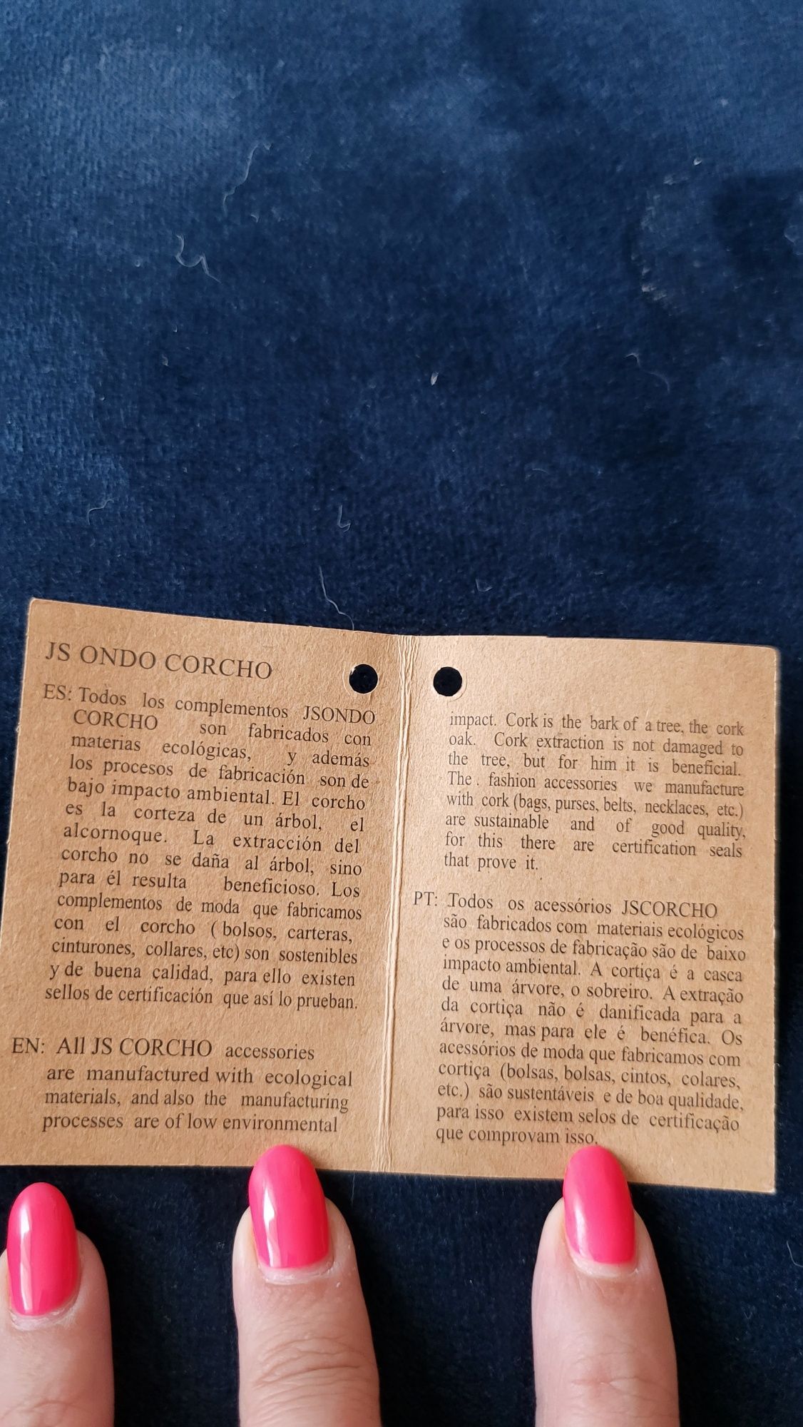 Portfel wegański z korka JS ONDO