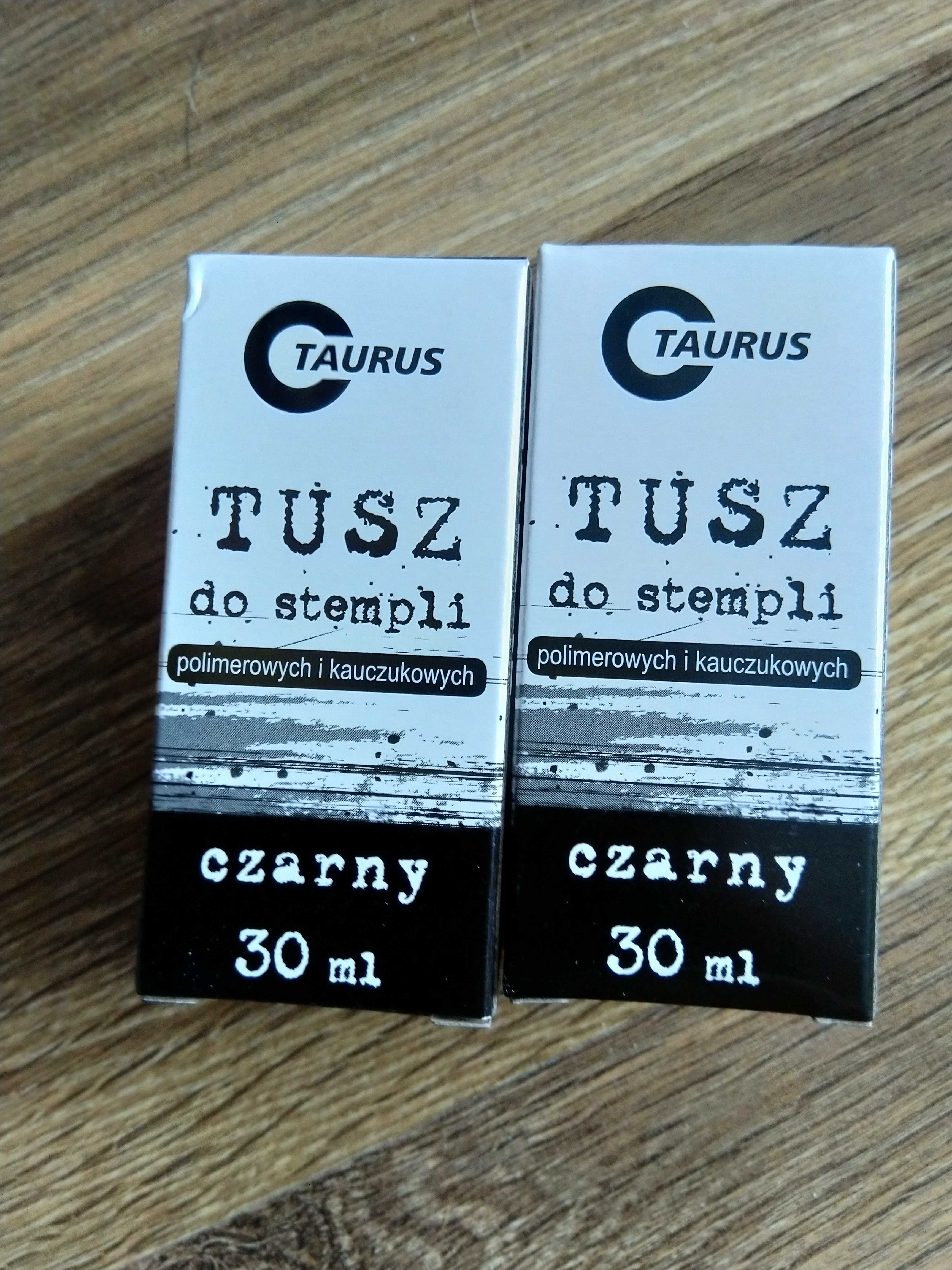 Taurus tusz do stempli 2x 30ml czarny TANIO