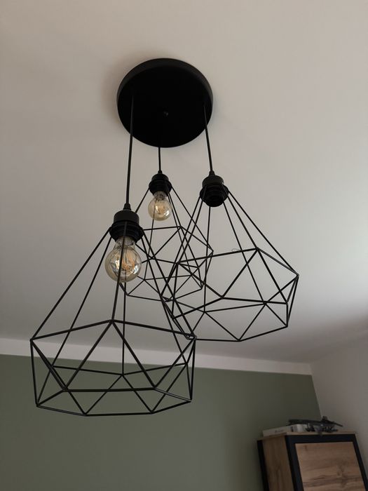 Lampa żyrandol loft