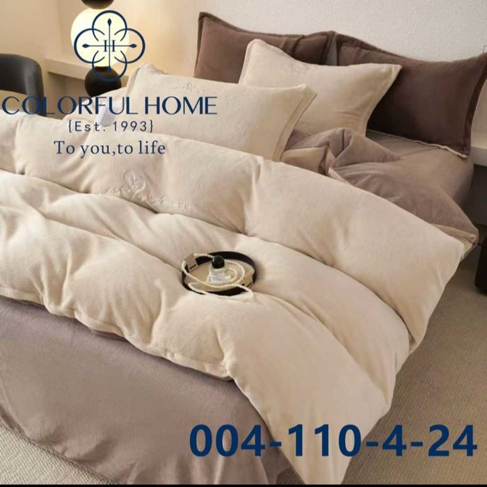 Велюрова тепла постіль євро